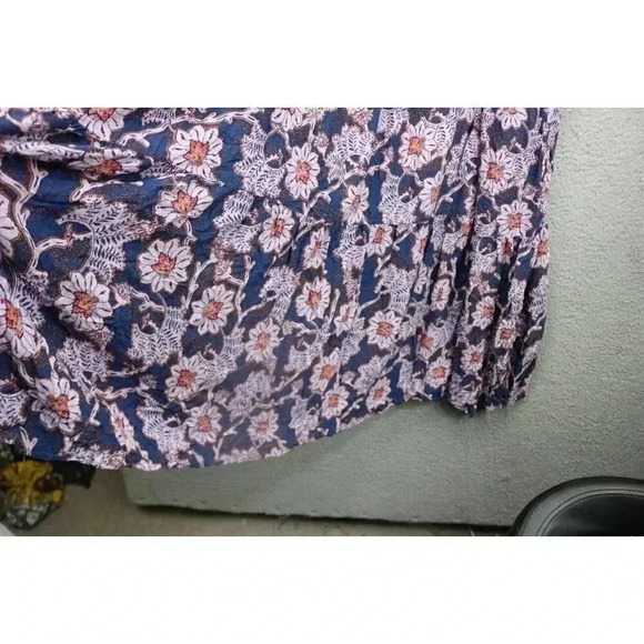 Knox Rose Women's Flutter Sleeve Midi Dress-XXL-Tiered-Pockets - Picture 5 of 8